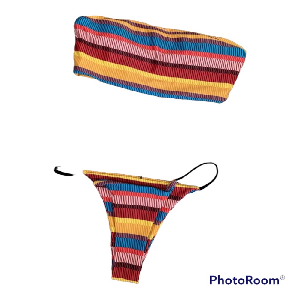 Cheeky Bandeau Bikini Set